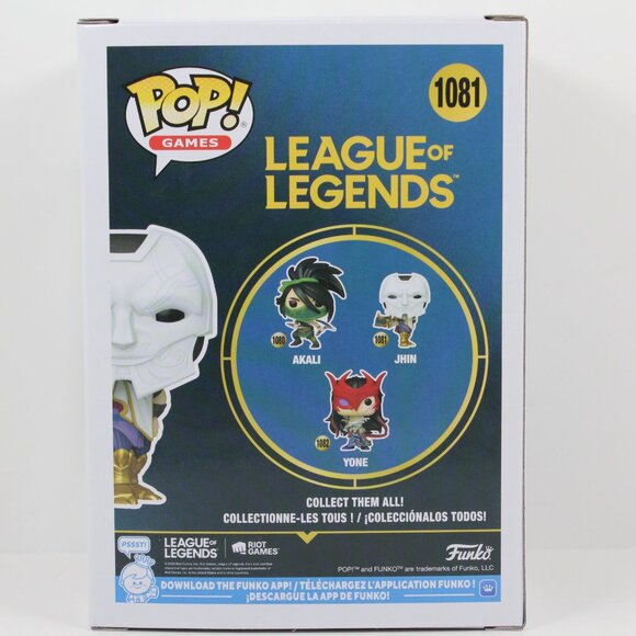 Funko Pop League of Legends Yone Jhin Akali 1080 1081 1082 Set - Picture 8 of 8